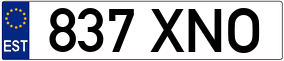 Truck License Plate